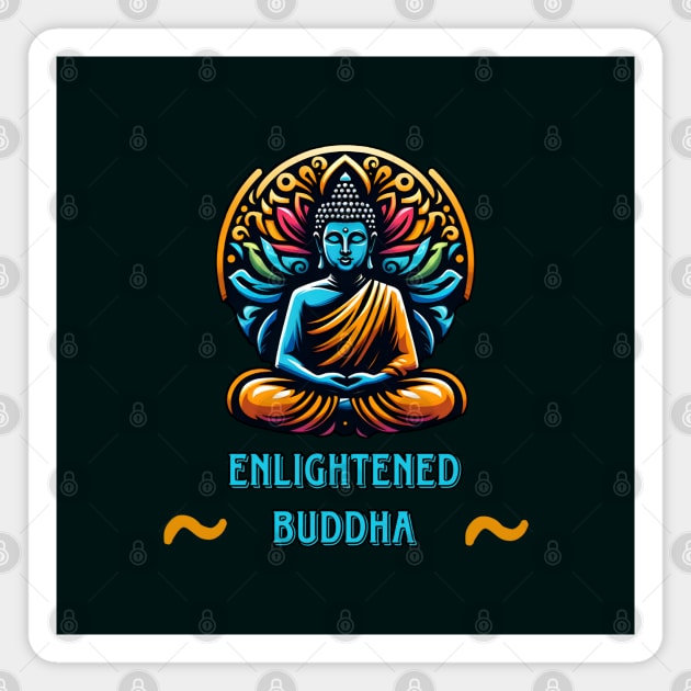 Enlightened Buddha Magnet by TeeVee